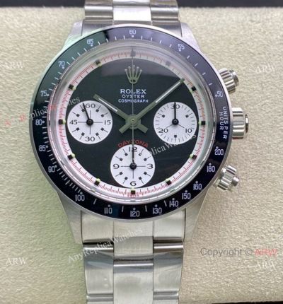 AAA Replica Vintage Rolex Daytona Paul Newman Asian7750 Watch Red Markers